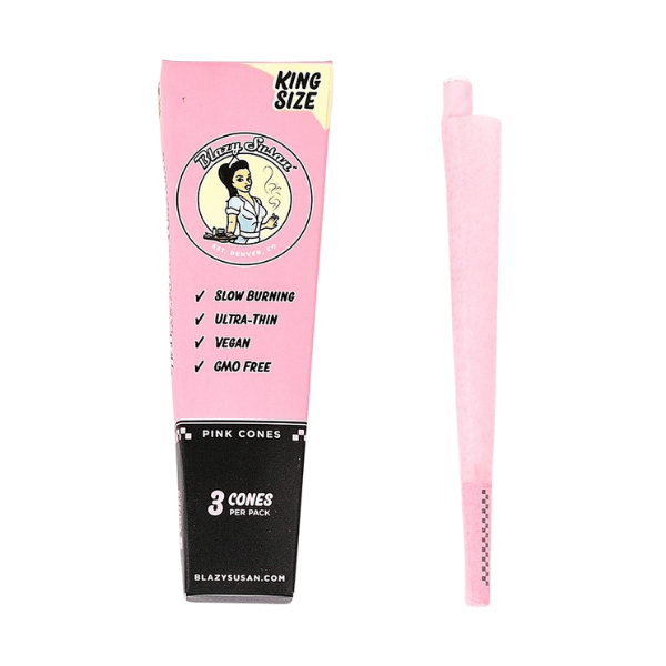 Blazy Susan Pink Cones / King Size 3pk